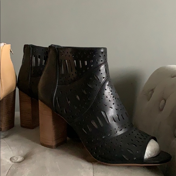 TWO Pairs of Cutout Peeptoe Brand New Booties - Picture 5 of 7